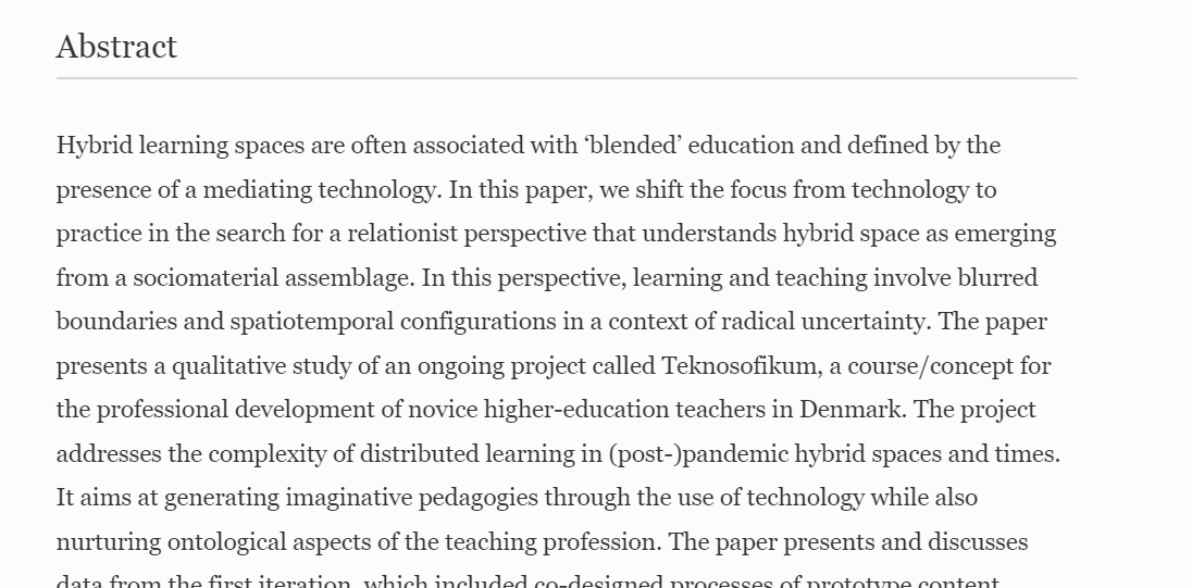 Preview of academic on technology and education paper by pischetola